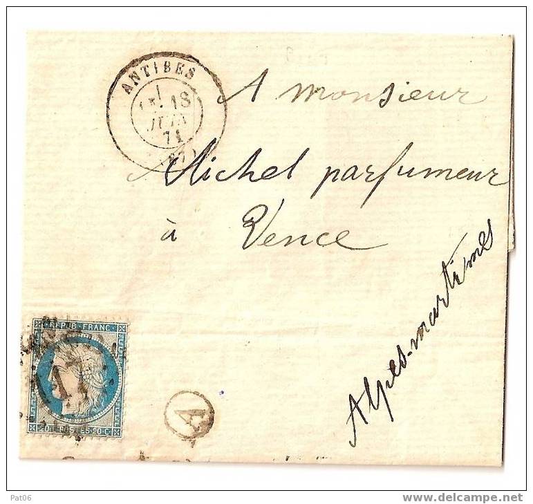 ALPES Mmes  (87) ANTIBES - 1870 Siege Of Paris