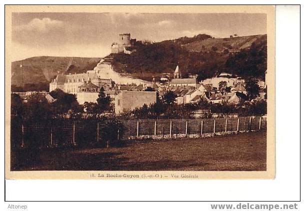 Vue Générale (cpsm) - La Roche Guyon