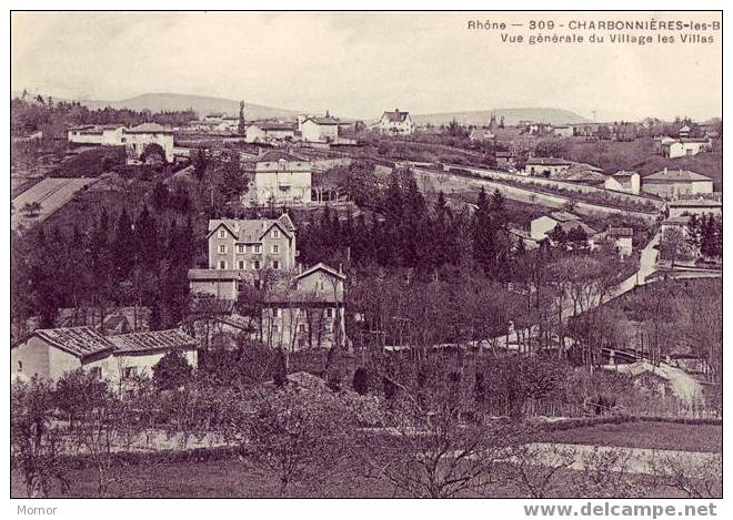 CHARBONNIERES-les-BAINS Vue Générale Du Village Les Villas - Charbonniere Les Bains