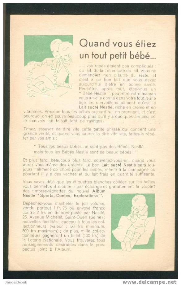 Image à Découper Ancienne Enfant Bébé Landau Lait Nestlé BBL - Nestlé