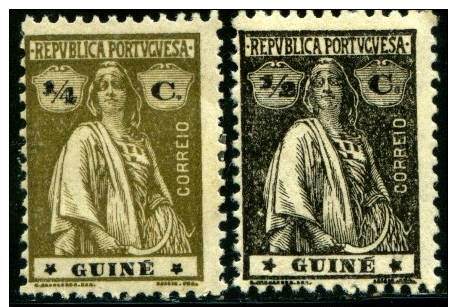 Portuguese Guinea  SC 140 & 141 Mh  Issues Of 1914 - Portuguese Guinea