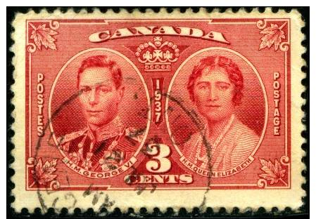 Canada SC 237 KGVI Coronation Issue Of 1937 - Used Stamps