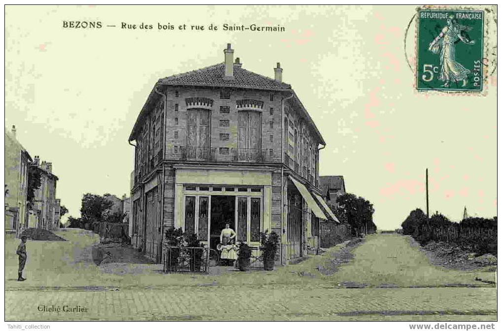 BEZONS - Rue Des Bois Et Rue De Saint-Germain - Bezons