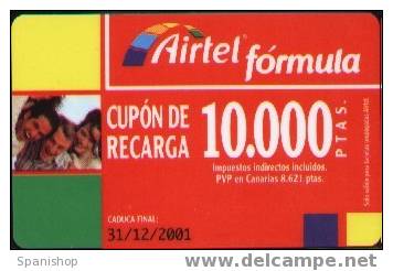 Airtel ACR-??? ( NO CATALOGADA) Friends 10000 Ptas 31/12/2001 Hard - Airtel