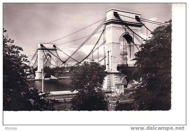 Le Pont Suspendu (cpsm) - Alfortville