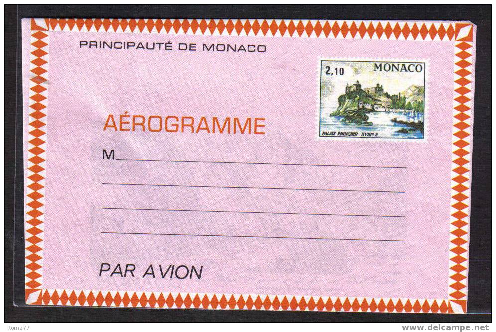 BOL1504 - MONACO , INTERO POSTALE NUOVO . - Interi Postali