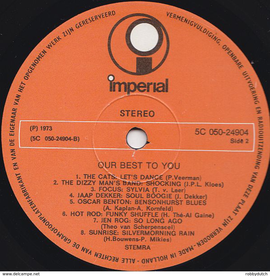 * LP * OUR BEST TO YOU - FOCUS / DIZZY MAN'S BAND / KAYAK A.o.(Nederpop / Dutch Beat 1973) - Compilations