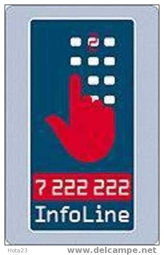 Latvia- Help Infoline 7 222 222 - Rare Item 1998 Y Phone Card - Latvia