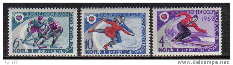 E293 - URSS , N. 2500/2502  *** - Hockey (sur Glace)