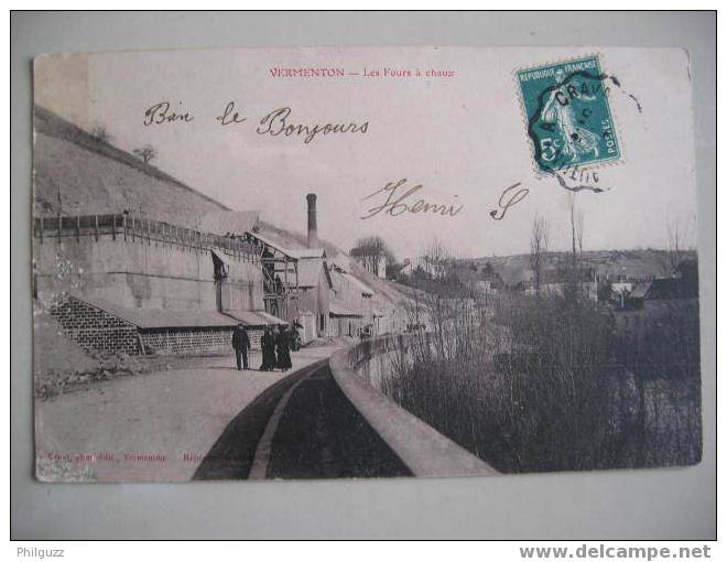 CARTE POSTALE CPA VERMENTON YONNE 89 LES FOURS A CHAUX - Vermenton