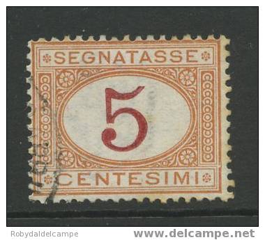 ITALIA REGNO - Sassone Segnatasse # 5 - (o) - FOTO NON CONTRATTUALE - Taxe