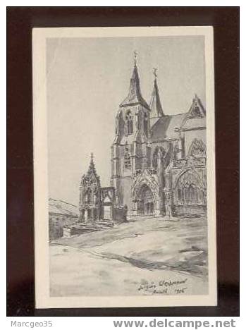 010398 Avioth église & La Recevresse D'après Un Dessin De Weismann En 1926 Pas D'édit. - Avioth