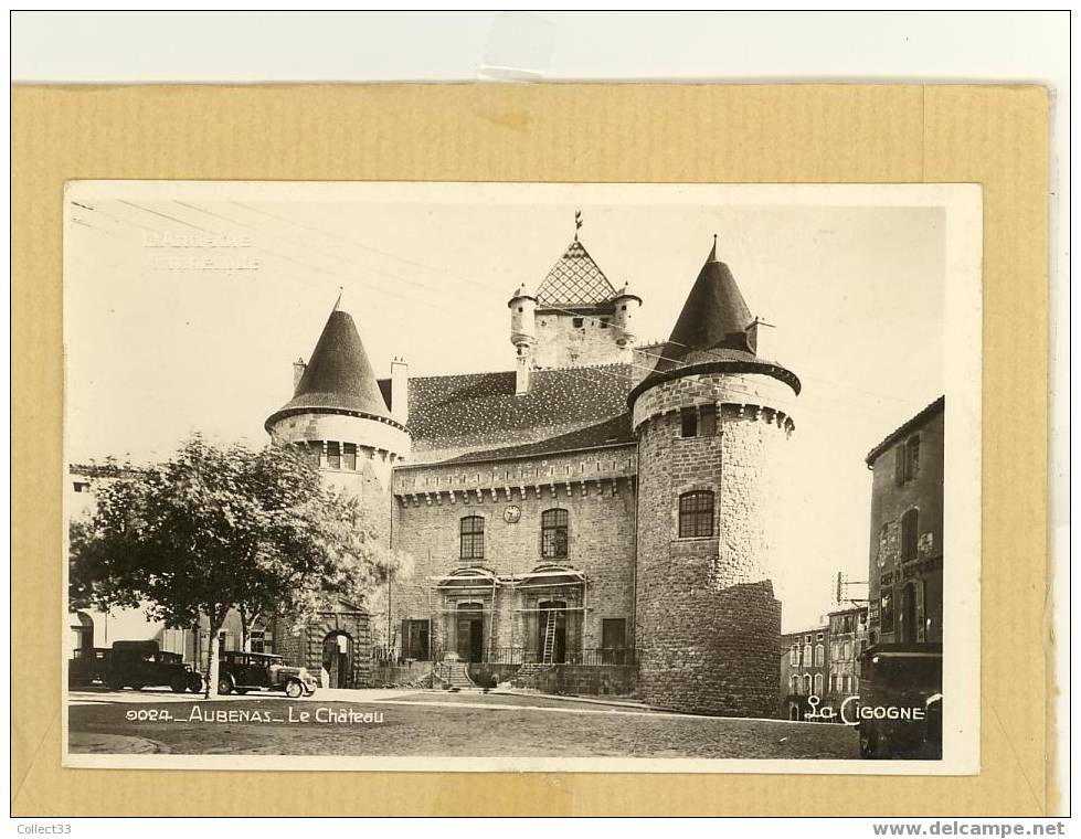 07 - Aubenas - Le Chateau - CPA Non Voyagé - Ed La Cigogne N° 9024 - Aubenas