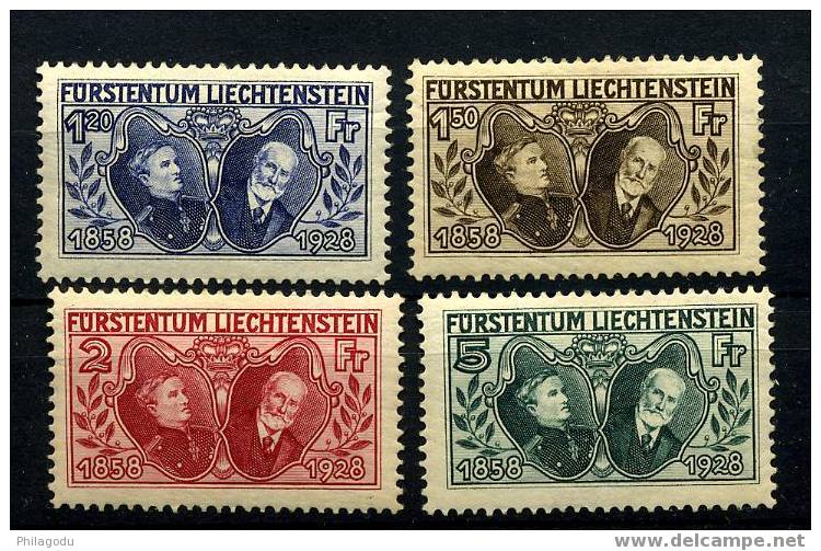 Liechtenstein ++ 82/89 Anniversaire Du Prince    Postfrich Cote 1000  E - Neufs