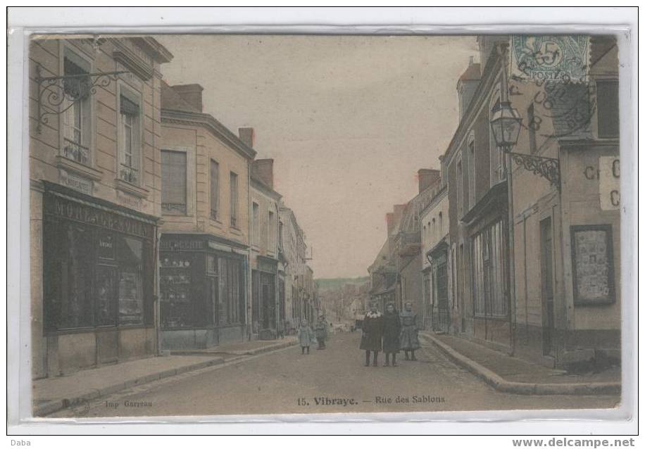 VIBRAYE. RUE DES SABLONS - Vibraye