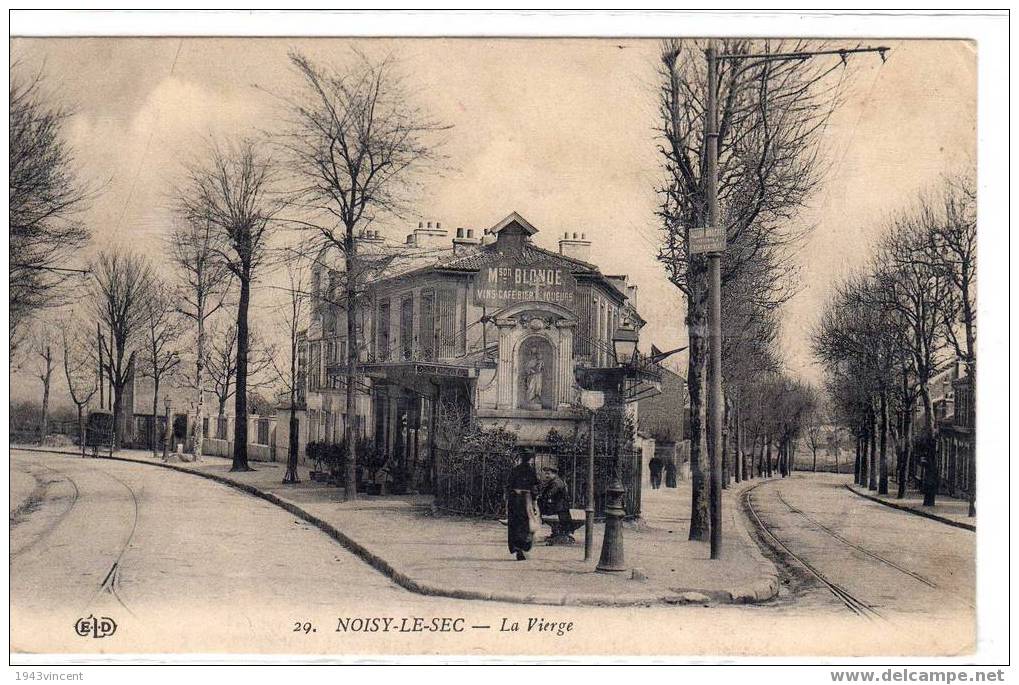 C 1809 - NOISY LE SEC - La Vierge - Belle CPA De 1916  - Animée - - Noisy Le Sec