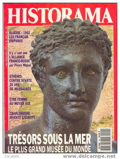 Historama N° 90 ( Août 1991 ) - Trésors Sous La Mer - Le Plus Grand Musée Du Monde - Geschiedenis