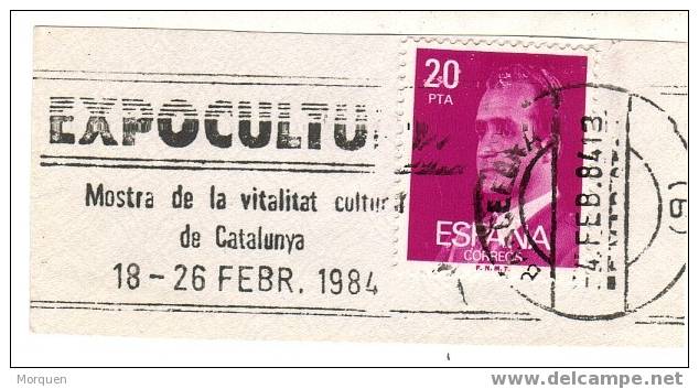 ESPAÑA Fechador Especial   Expocultura Barcelona 1984 - Covers & Documents