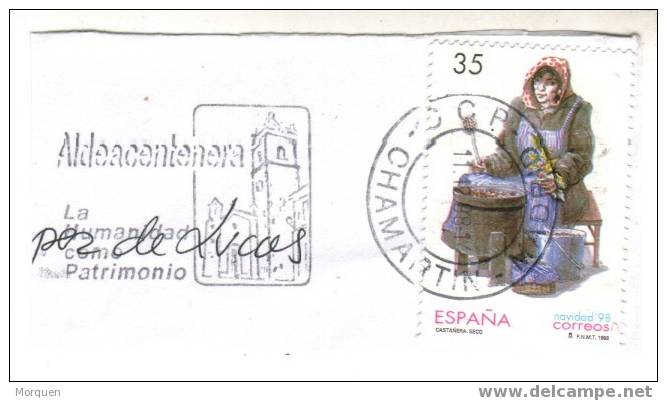 ESPAÑA Fechador Especial  ALDEACENTENERA 1998 - Covers & Documents