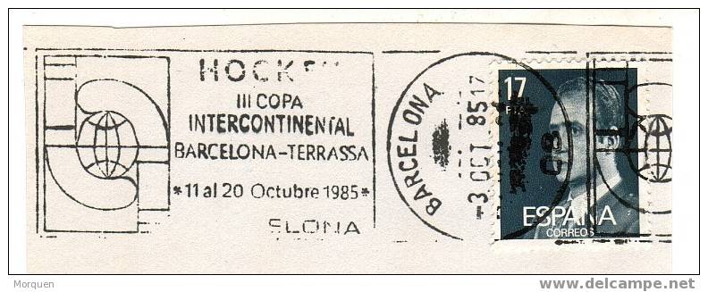 ESPAÑA Fechador Especial  BARCELONA 1985  Deportes - Lettres & Documents