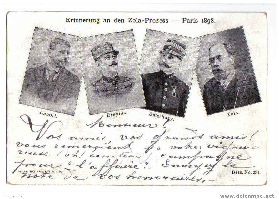 9137 - Erinnerung An Des Zola-Prozess - Paris 1898 - Ereignisse