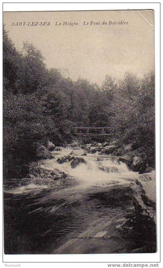 9212 - Sart-lez-Spa - La Hoegne - Le Pont Du Belvédère - Jalhay