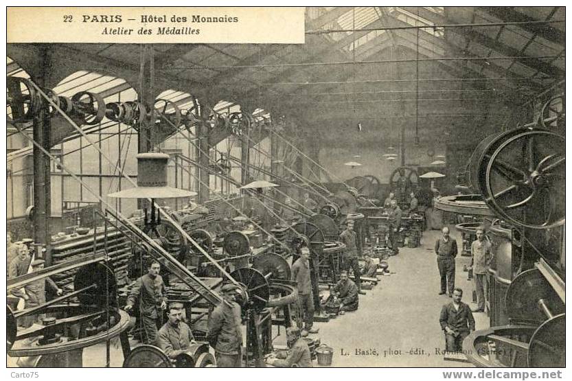 PARIS - Hôtel Des Monnaies - Atelier Des Médailles - Coins (pictures)