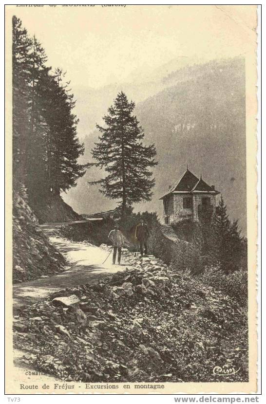 Cpa 1087 - Environs De MODANE - Route De Fréjus (73 - Savoie) - Modane