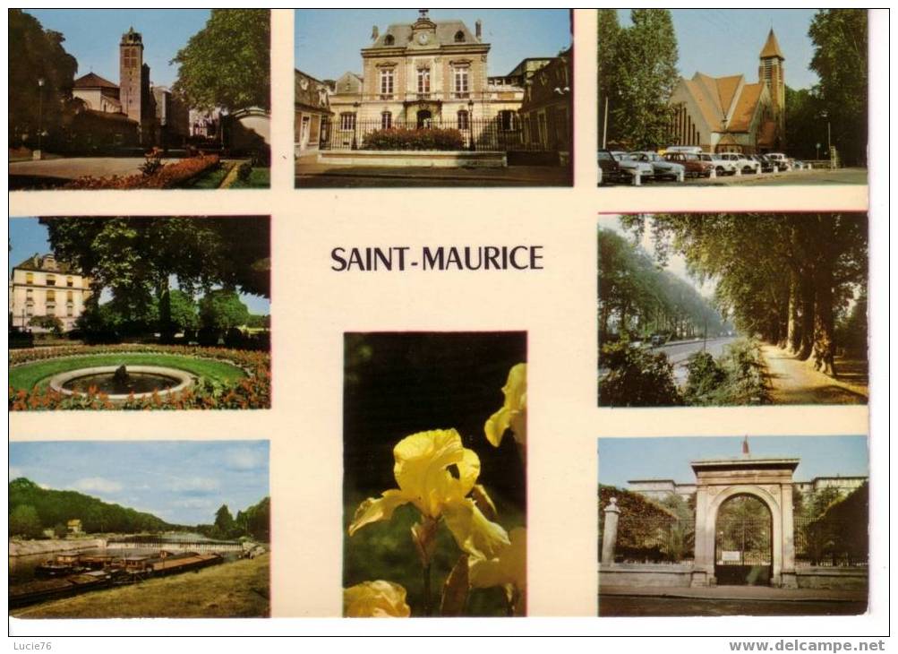 SAINT MAURICE  - 8 Vues -  Divers Aspects De La Ville  N° 94 295 - Saint Maurice
