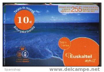 EKR-015 Cupon De Recarga 10€ . Euskaltel - Pais Vasco SEA - Euskaltel