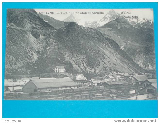 73) Modane - Vue Générale Sur La Gare Et Fort Du Replaton - N° - EDIT Roure  - Tres Belle Carte - Modane