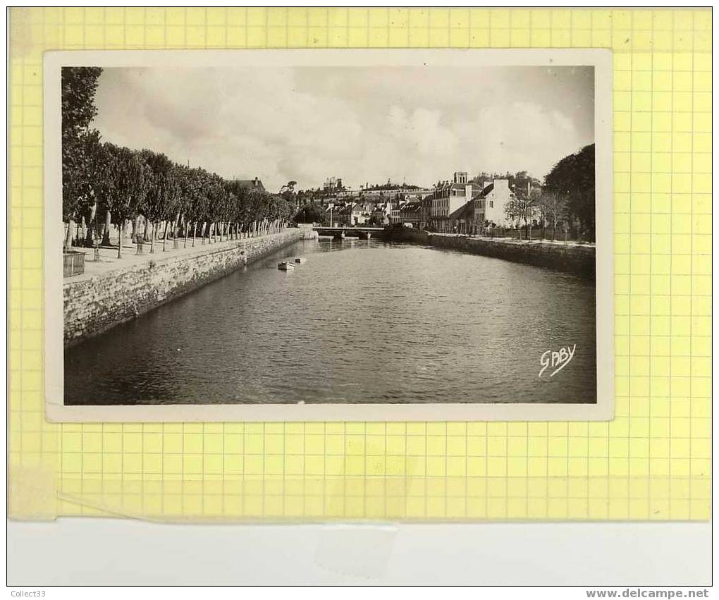 22 - Lannion - Allée Des Soupirs, Au Fond, Pont Sainte-Anne Sur Le Guer - CPA 1955 - Ed Artaud N° 17 - Lannion