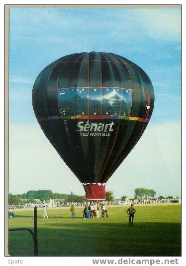 MONTGOLFIERE  : Un Lacher à Nandy (77) En Octobre 1985 - Mongolfiere