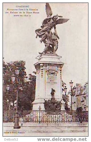 CHAUMONT - Monument élevé à La Mémoire Des Enfants De La Haute-Marne Morts En 1870-71 - Chaumont