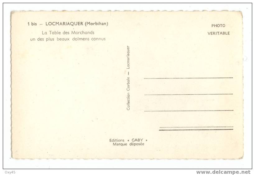 Cpsm - Locmariaquer - La Table Des Marchands, Un Des Plus Beaux Dolmens Connus - Locmariaquer