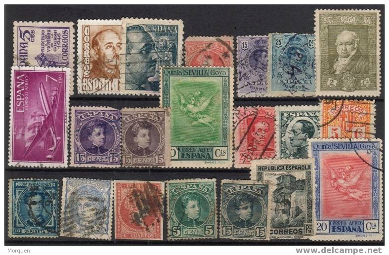Lote Sellos España. Semi Clasicos Hasta 1950 - Used Stamps