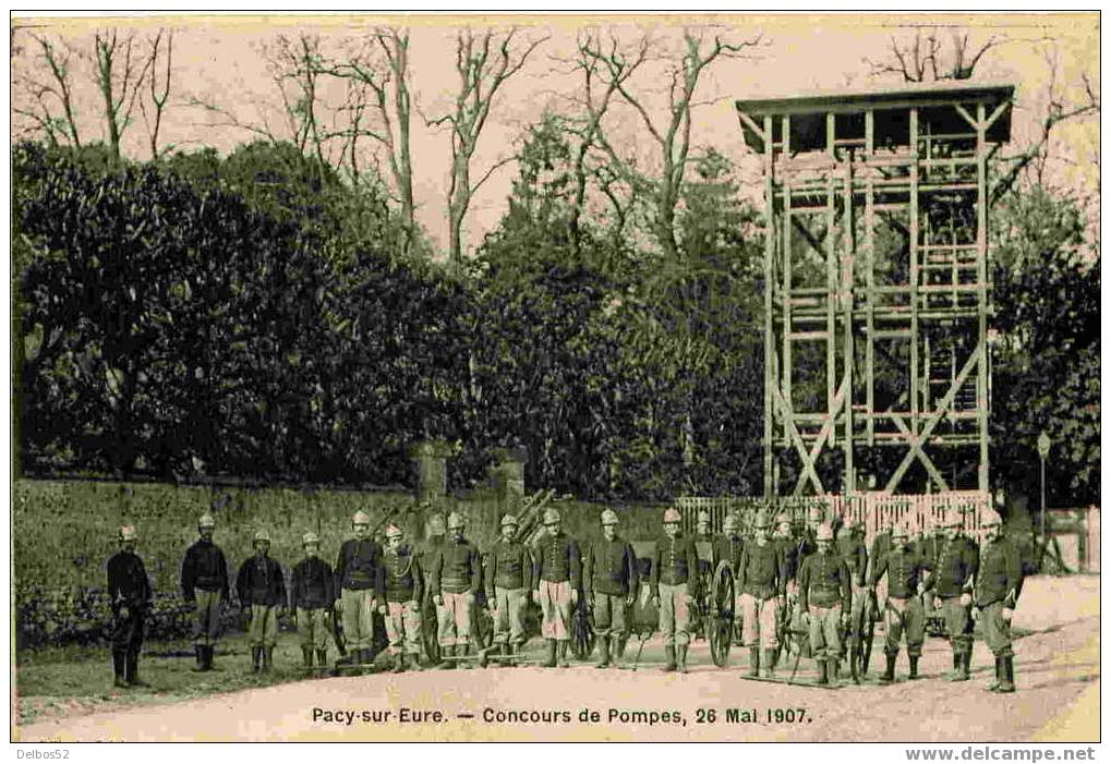 Pacy-sur-Eure - Concours De Pompes - 26 Mai 1907 ( Pompier ) - Pacy-sur-Eure