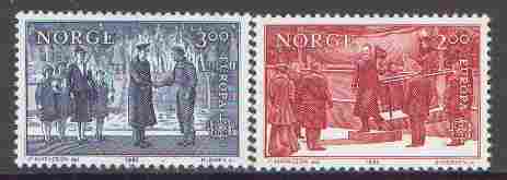 CEPT / Europa 1982 Norvège N° 821 Et 822 ** Faits Historiques - Histoire - 1982