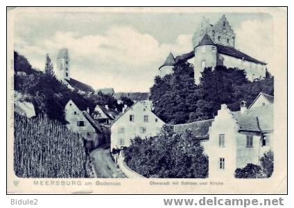 Meersburg Am Bodensee   Oberstadt Mit Schloss Und Kirche - Meersburg