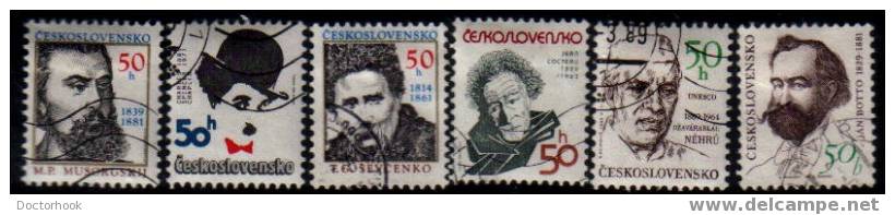 CZECHOSLOVAKIA   Scott   #  2730-5   VF USED - Used Stamps