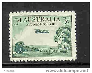 Australia-1929 Airplane Mint Hinged Stamp - Mint Stamps