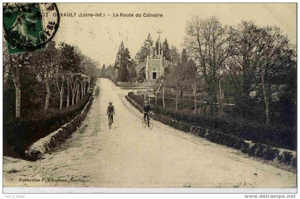 CPA 44 ORVAULT, La Route Du Calvaire, TBE, 1912 - Orvault
