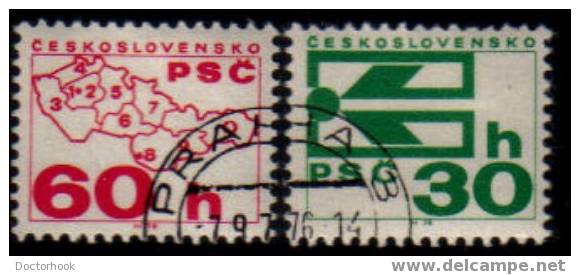 CZECHOSLOVAKIA   Scott   #  1978-9   VF USED - Used Stamps