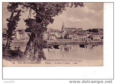 TREBOUL - N° 86  -  Le Port Et Le Bourg  - Environs De Douarnenez - Tréboul