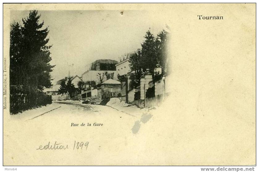 77 .  TOURNAN .   RUE DE LA GARE - Tournan En Brie