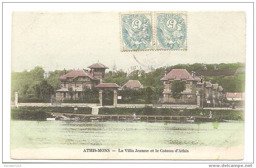 ATHIS MONS  LA VILLA JEANNE ET LE COTEAU D´ATHIS - Athis Mons