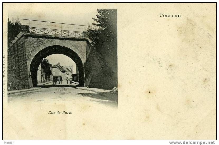 77 . TOURNAN .  RUE DE  PARIS . - Tournan En Brie