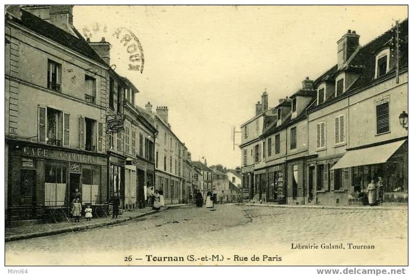 77 . TOURNAN . RUE DE PARIS . (  CA FE DU COMMERCE ) - Tournan En Brie