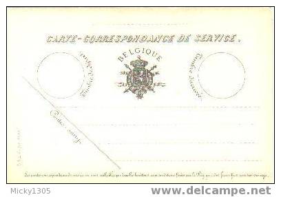 Belgien / Belgium - Carte Correspondance De Service Mint (Y552) - Letter-Cards