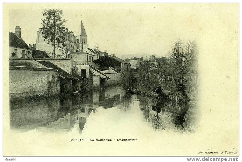 77 . TOURNAN .   LA MARSANGE . L'ABREUVOIR . ET LES LAVOIRS . - Tournan En Brie